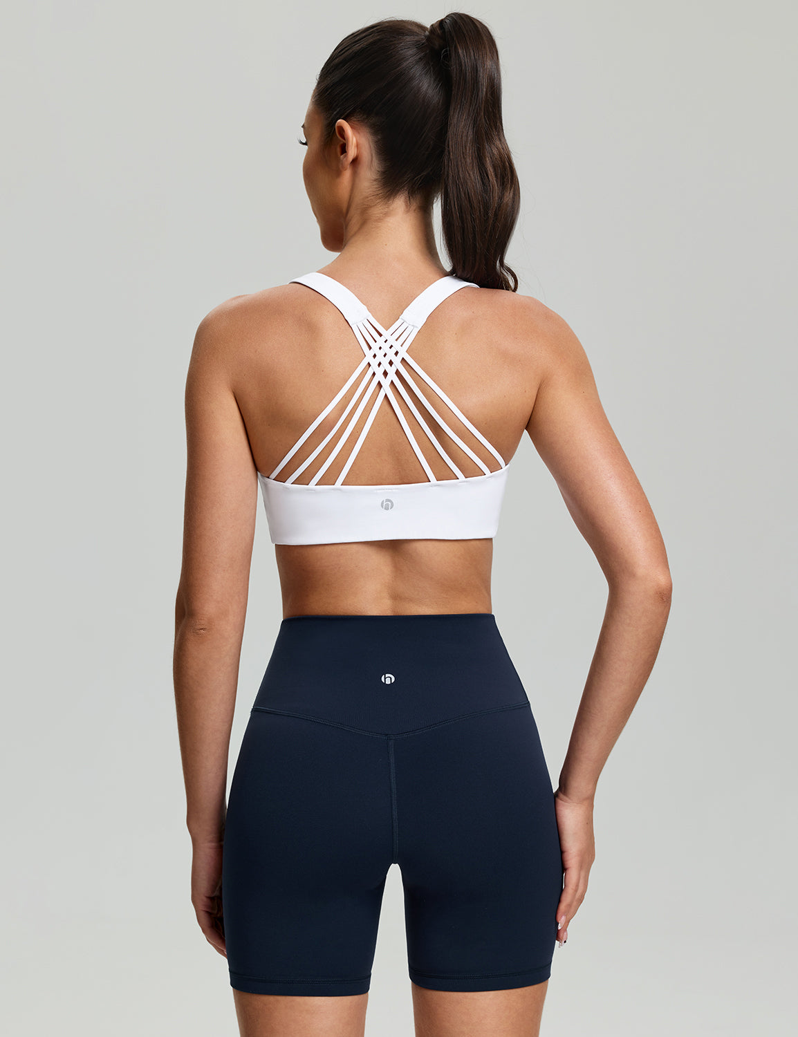 Criss Cross Back Sports Bra, A-D Cups
