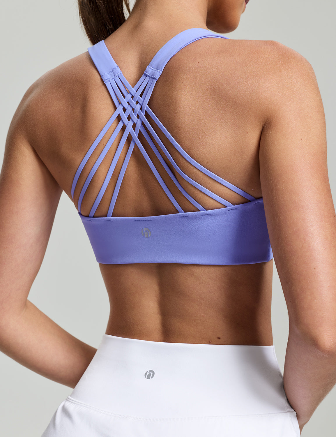 Criss Cross Back Sports Bra, A-D Cups