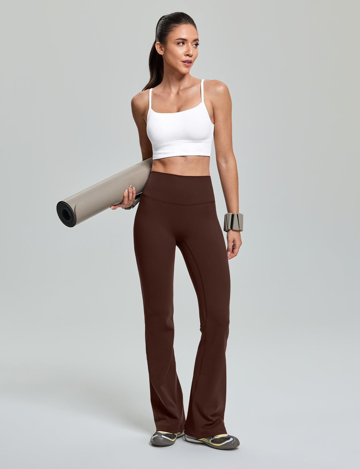 Ribbed U Back Sports Bra, A-C Cups