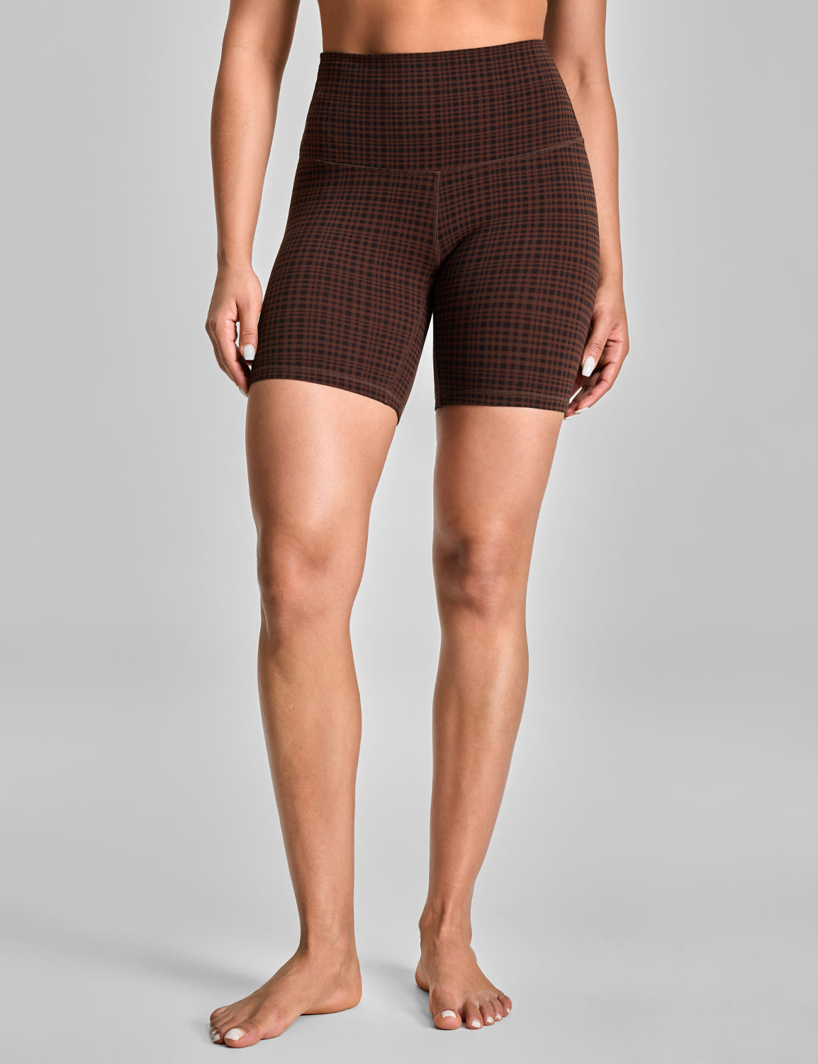 Athletic Shorts Vintage Desert Rose Grid