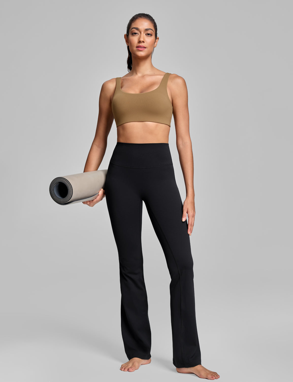 Mellow Flare Leggings No Front Seam