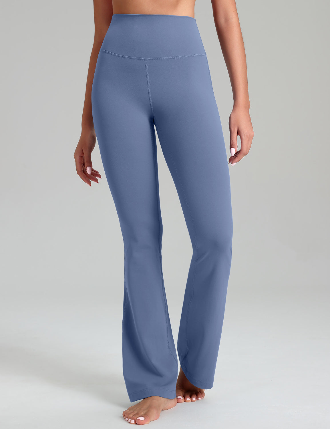 Mellow Flare Leggings Washed Denim