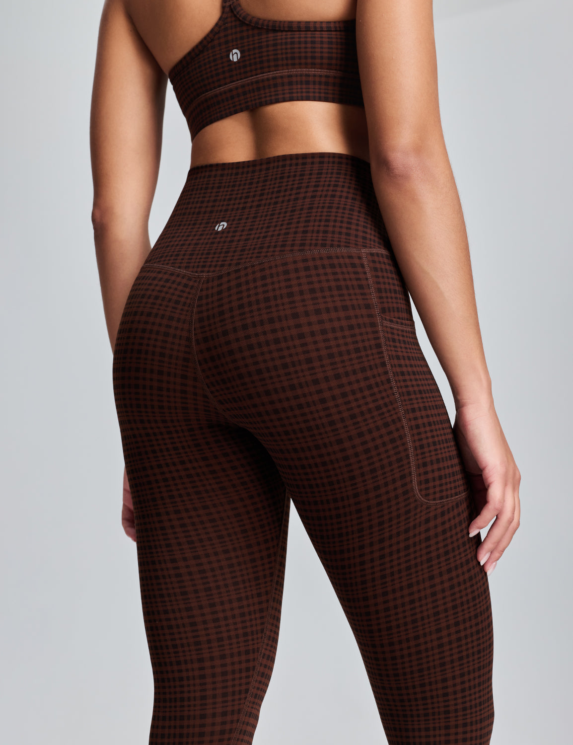 Pockets leggings Lava Cake Grid