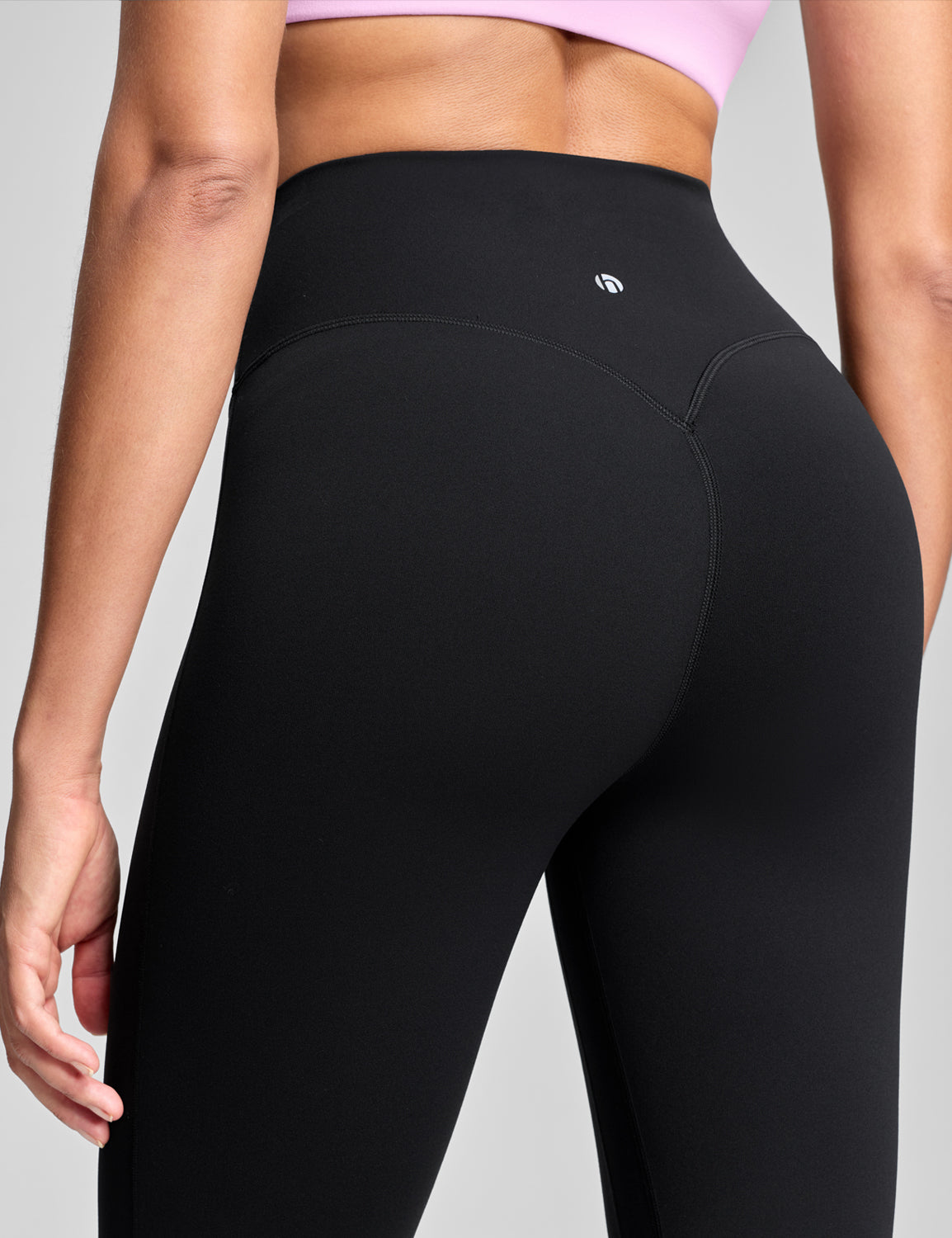 Harmony Flare Leggings No Front Seam Bold V-Dip Back