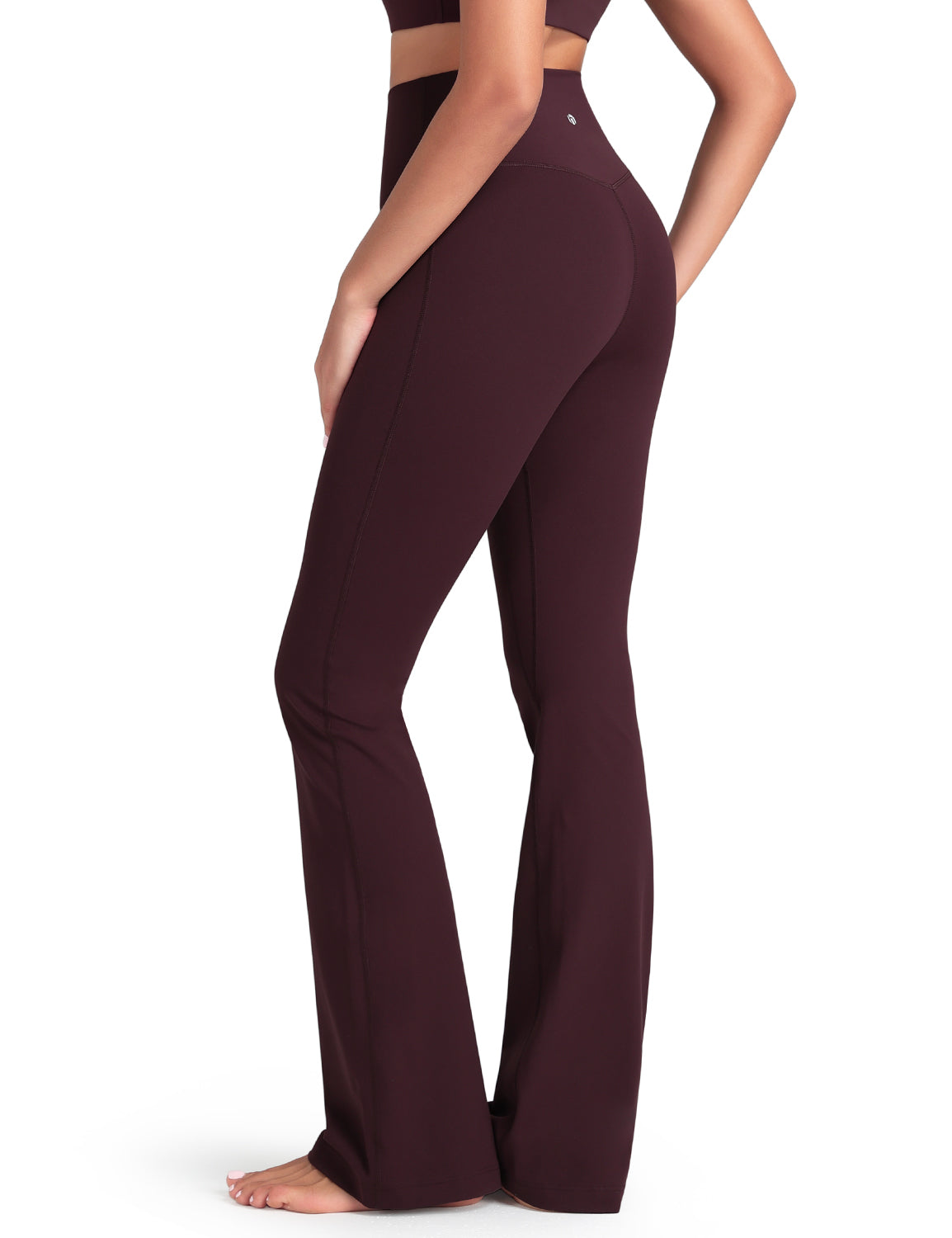 Harmony Flare Leggings Dark Plum