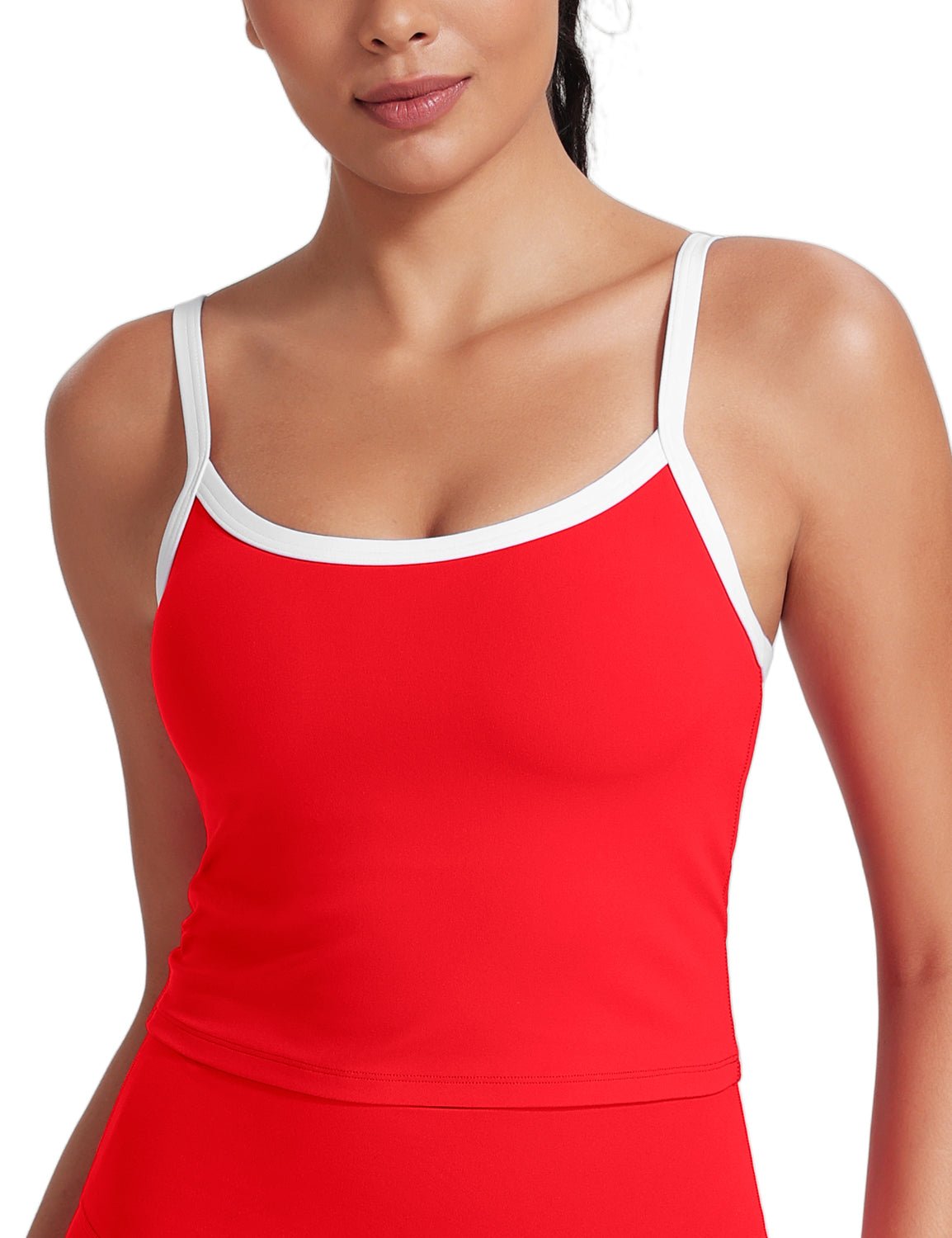 Sports Bra True Red/ White