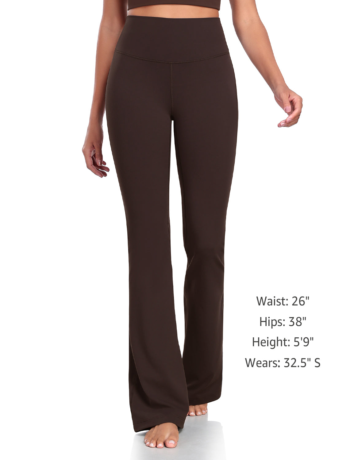 Harmony Flare Leggings 32.5 Espresso