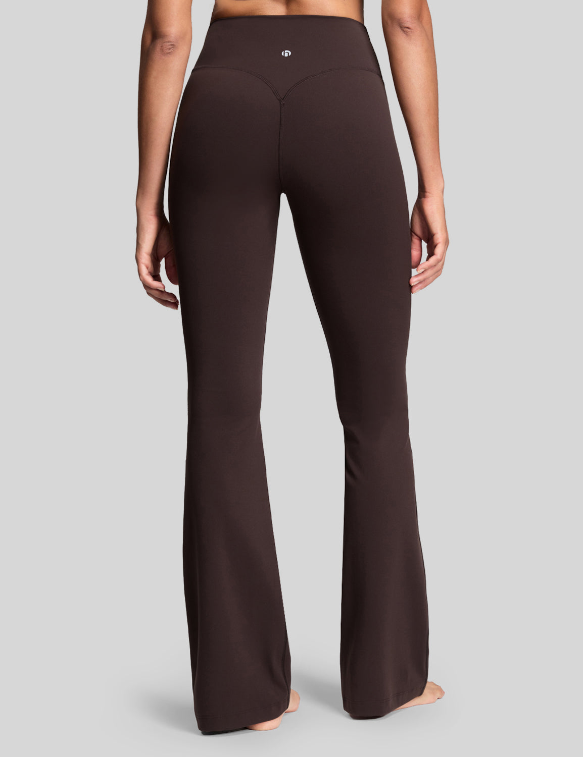 Harmony Flare Leggings No Front Seam Bold V-Dip Back