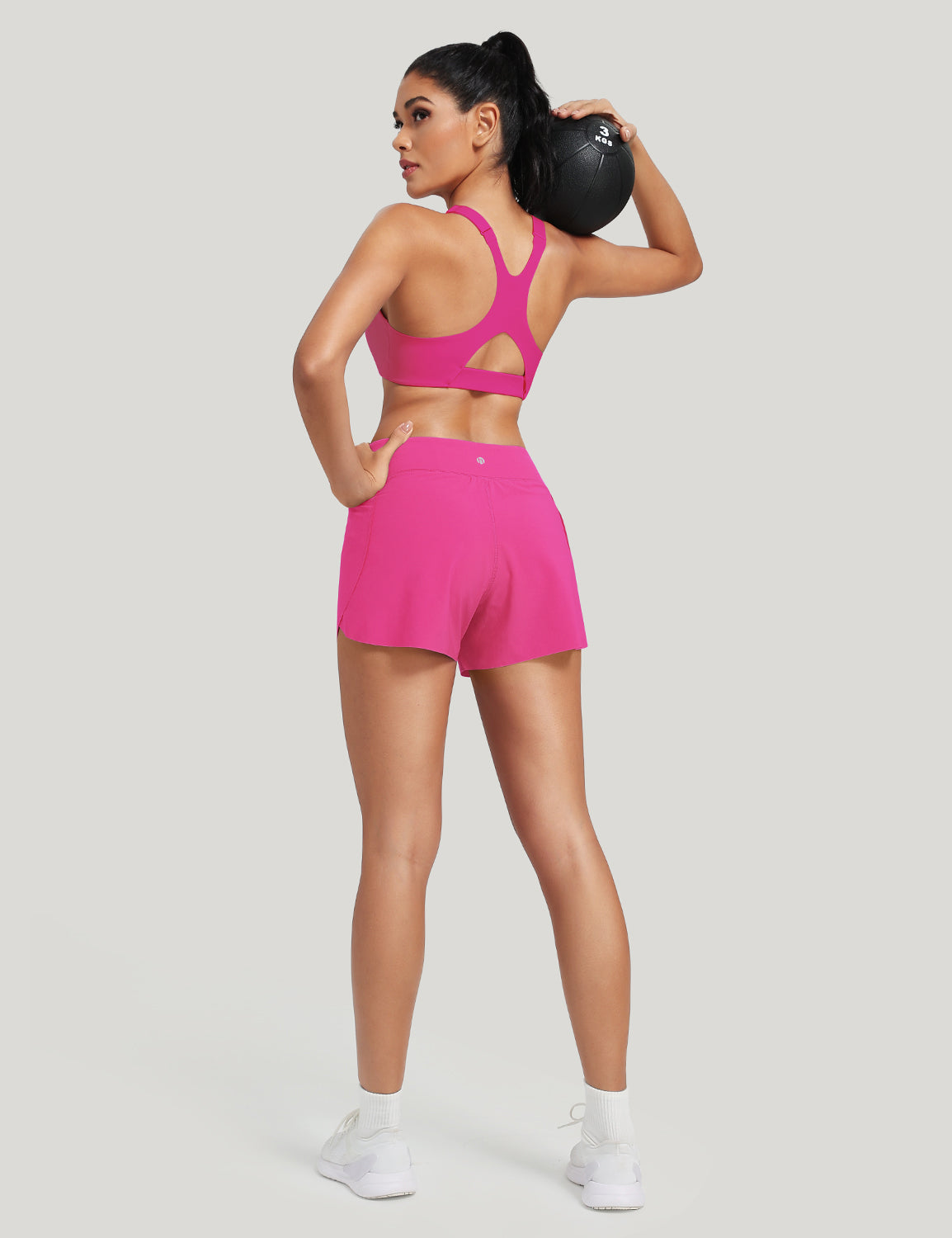 Running Shorts Dazzling Pink