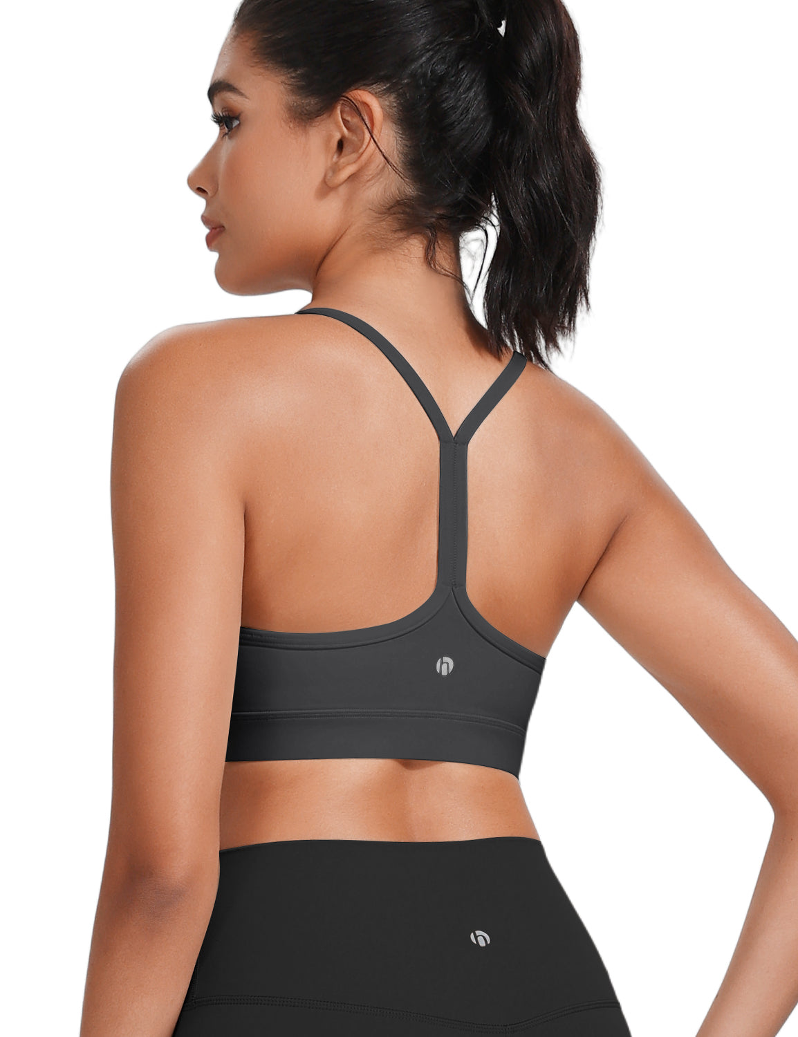 HeyNuts to Freest Womens Y Back Sports Bra, Spaghetti Strap Racerback Low Impact Workout Yoga Tops Padded A-C Cups *Updated
