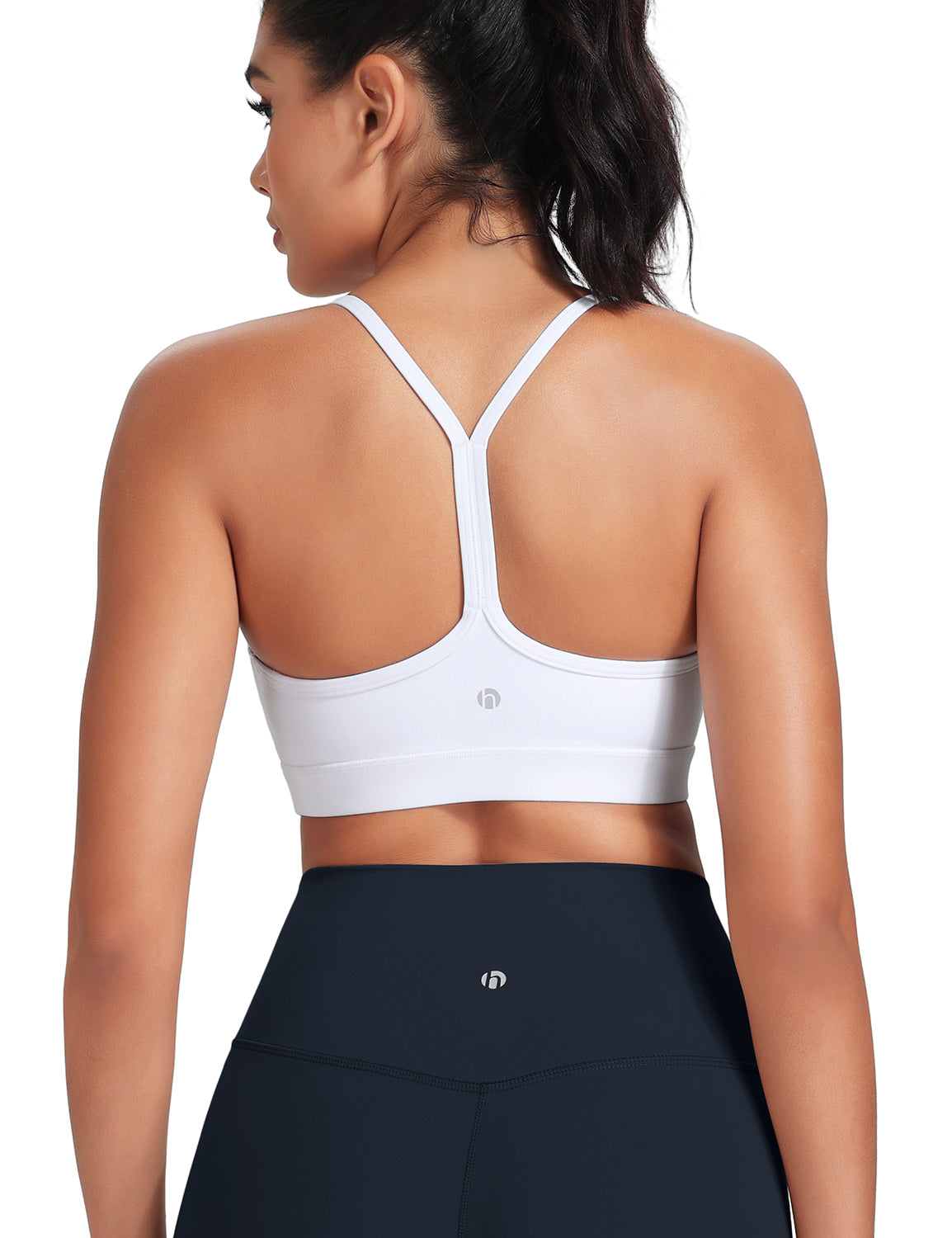 HeyNuts to Freest Womens Y Back Sports Bra, Spaghetti Strap Racerback Low Impact Workout Yoga Tops Padded A-C Cups *Updated