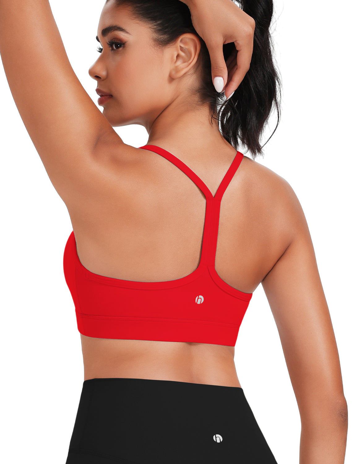 HeyNuts to Freest Womens Y Back Sports Bra, Spaghetti Strap Racerback Low Impact Workout Yoga Tops Padded A-C Cups *Updated