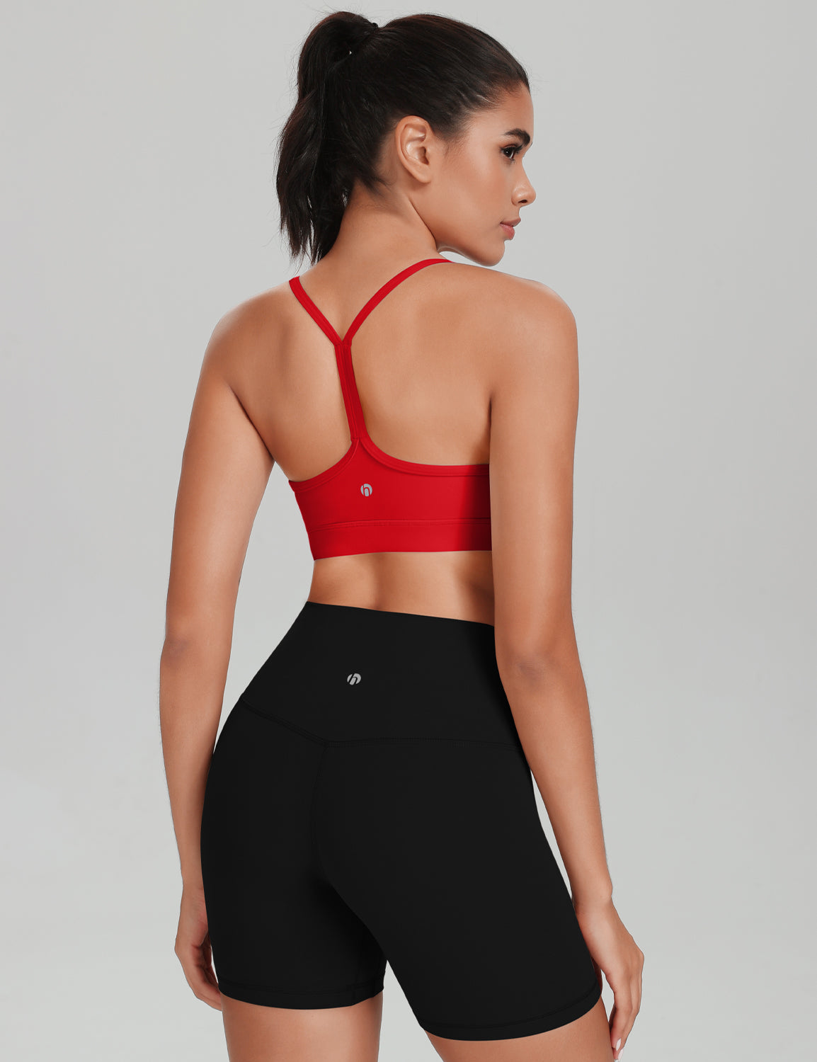 HeyNuts to Freest Womens Y Back Sports Bra, Spaghetti Strap Racerback Low Impact Workout Yoga Tops Padded A-C Cups *Updated