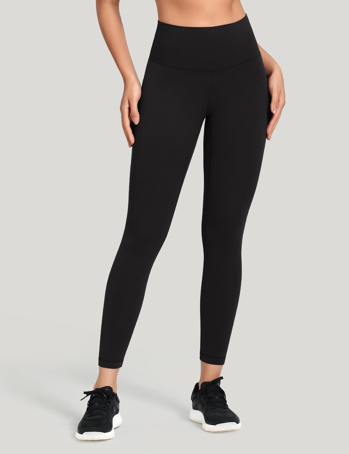 HeyNuts Workout Pro Leggings, 7/8 High Waisted Compression Gym Tummy Control Athletic Yoga Pants 25"