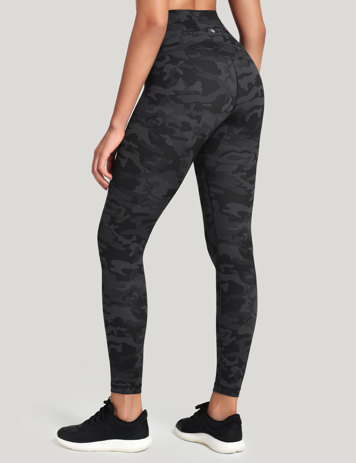 HeyNuts Workout Pro Leggings, 7/8 High Waisted Compression Gym Tummy Control Athletic Yoga Pants 25"