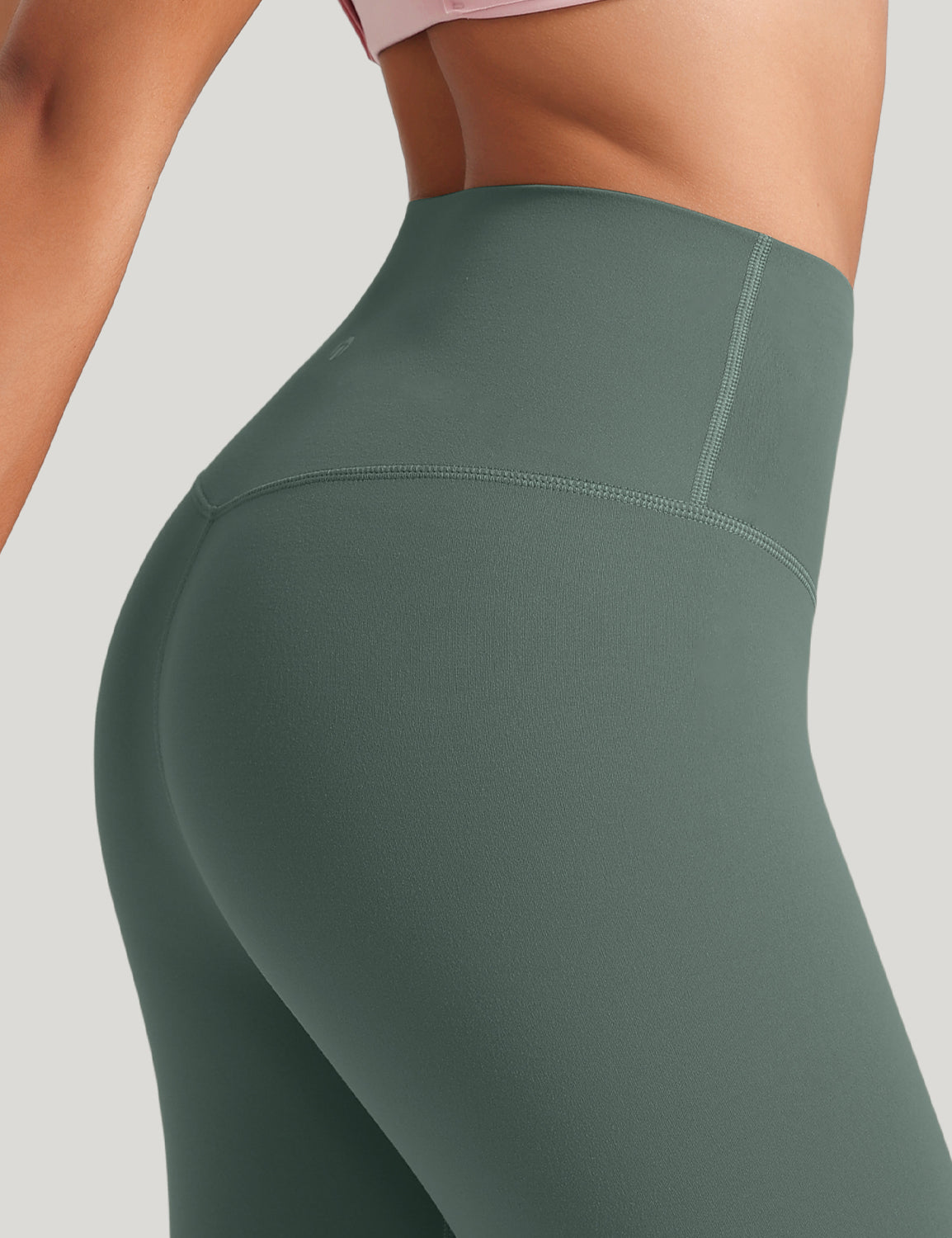 HeyNuts Workout Pro Leggings, 7/8 High Waisted Compression Gym Tummy Control Athletic Yoga Pants 25"