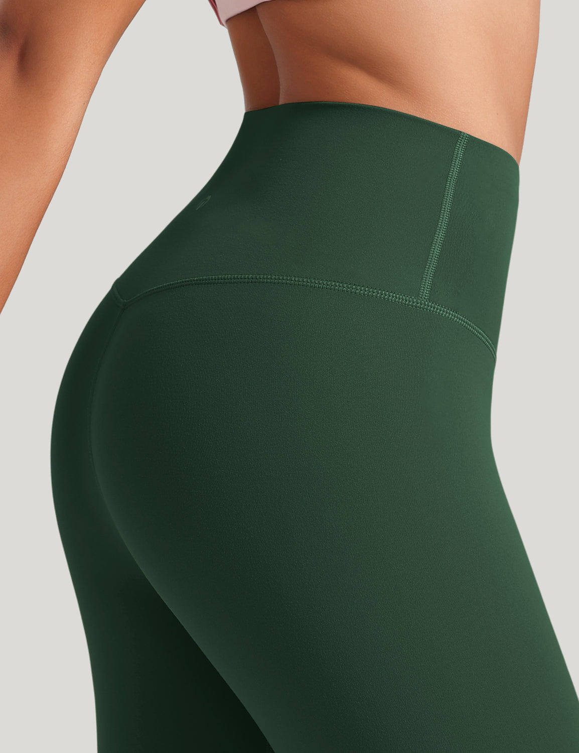 HeyNuts Workout Pro Leggings, 7/8 High Waisted Compression Gym Tummy Control Athletic Yoga Pants 25"