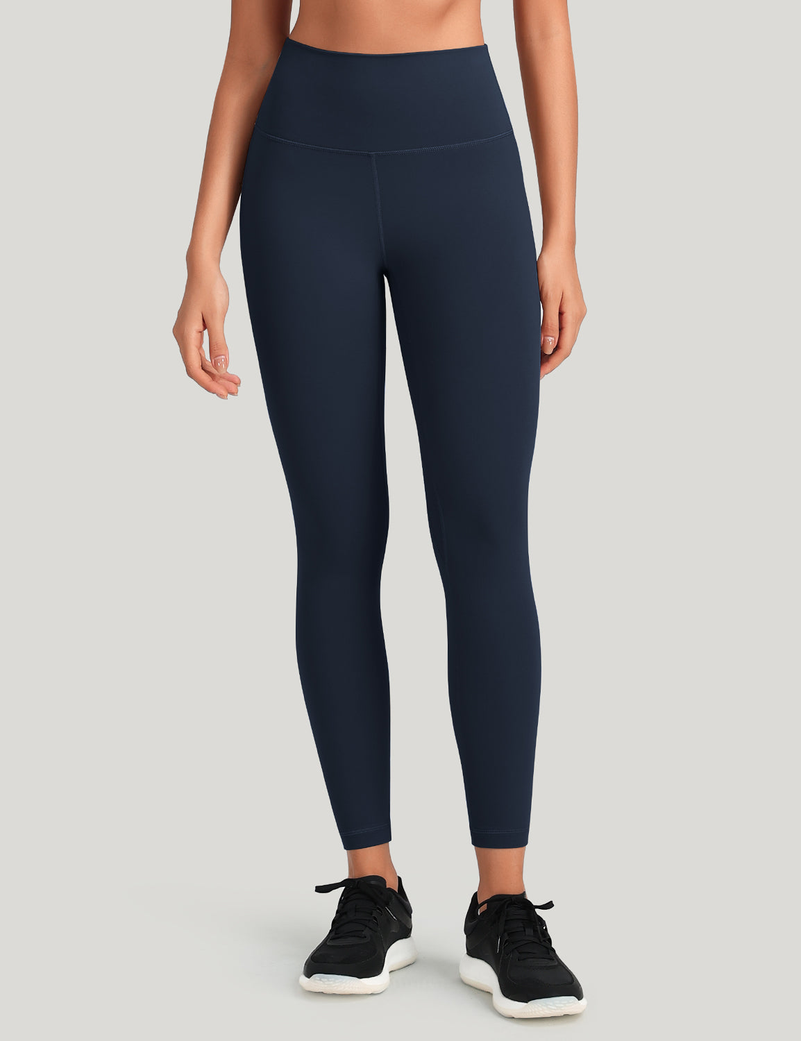HeyNuts Workout Pro Leggings, 7/8 High Waisted Compression Gym Tummy Control Athletic Yoga Pants 25"