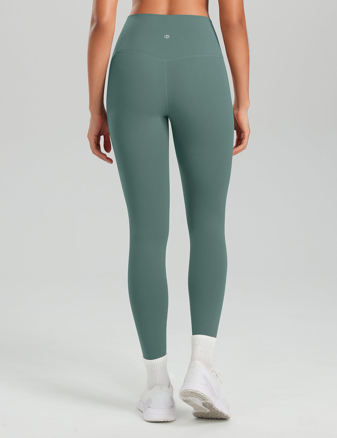 HeyNuts Workout Pro Leggings, 7/8 High Waisted Compression Gym Tummy Control Athletic Yoga Pants 25"