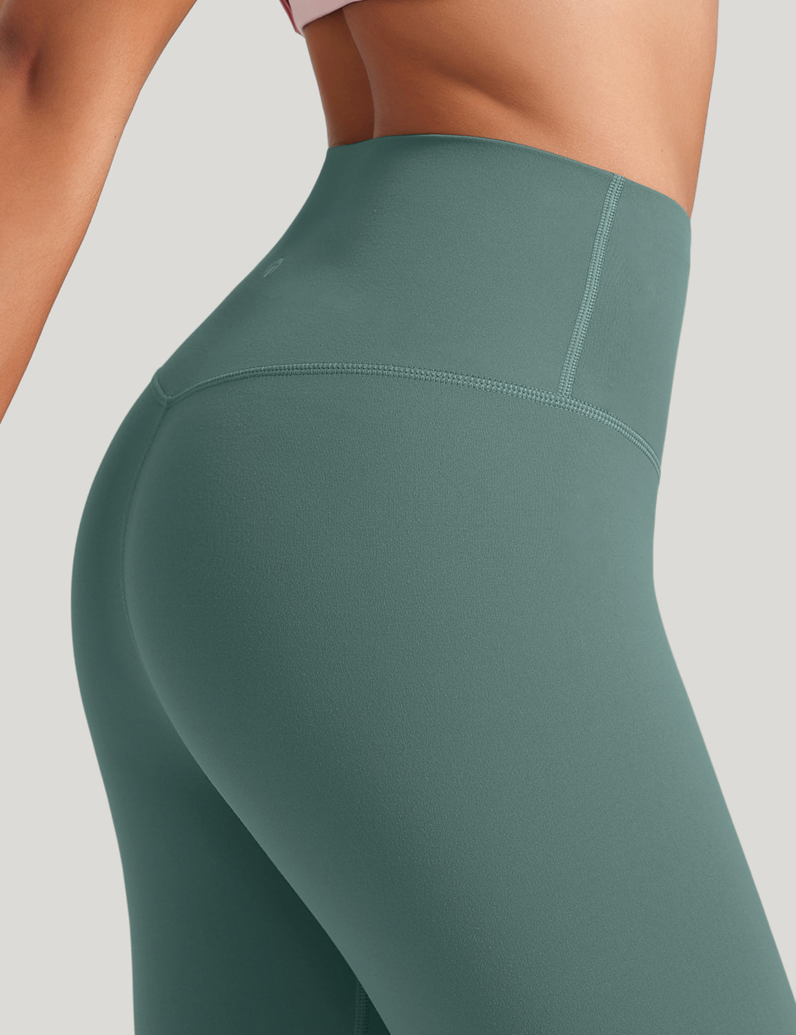 HeyNuts Workout Pro Leggings, 7/8 High Waisted Compression Gym Tummy Control Athletic Yoga Pants 25"