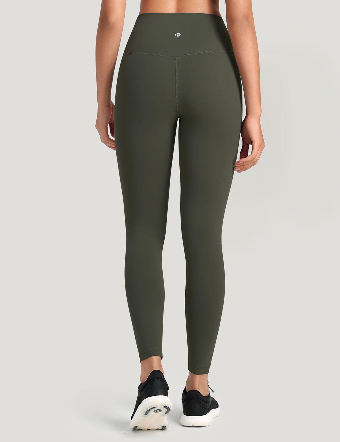 HeyNuts Workout Pro Leggings, 7/8 High Waisted Compression Gym Tummy Control Athletic Yoga Pants 25"