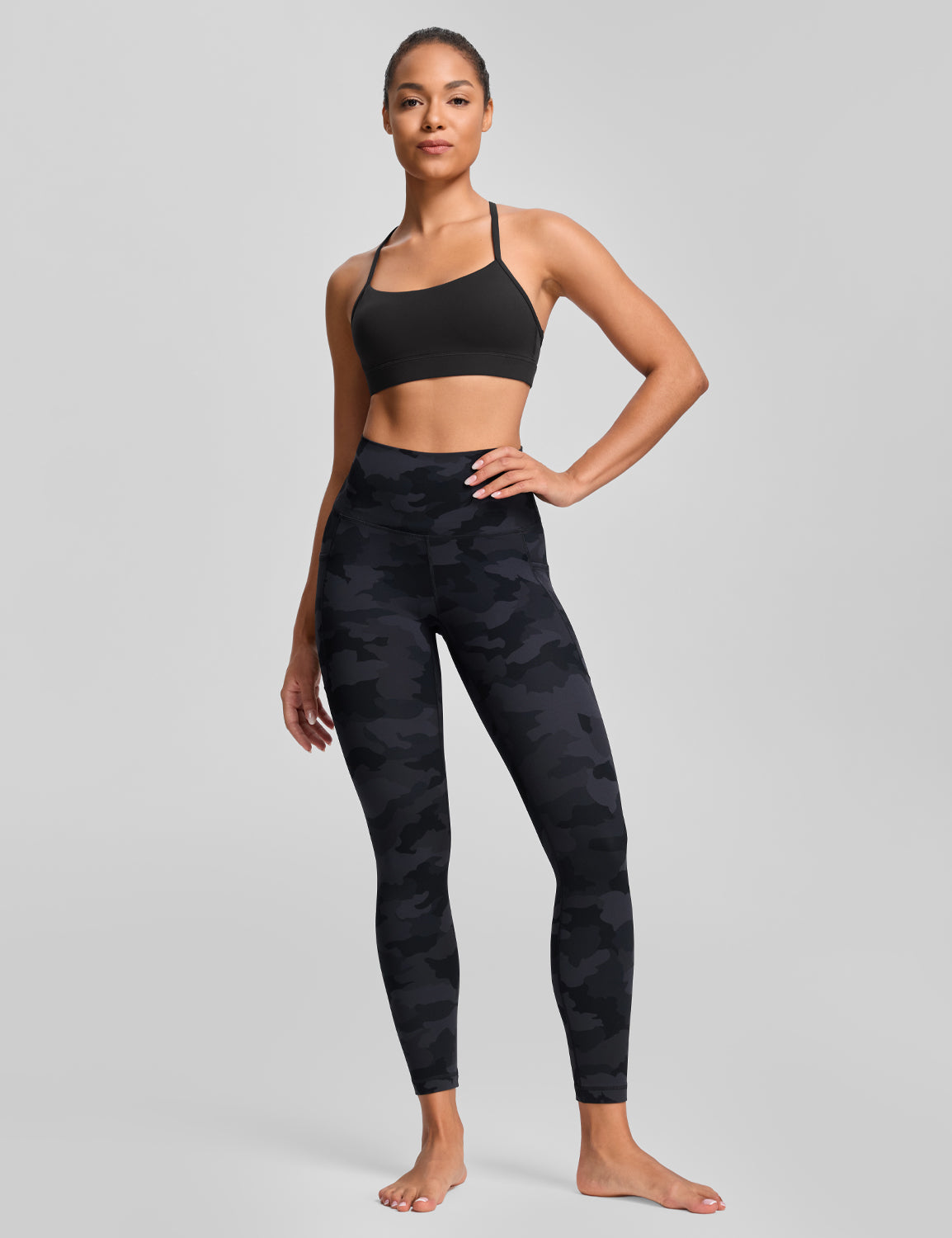 Pockets leggings Lava Cake Grid