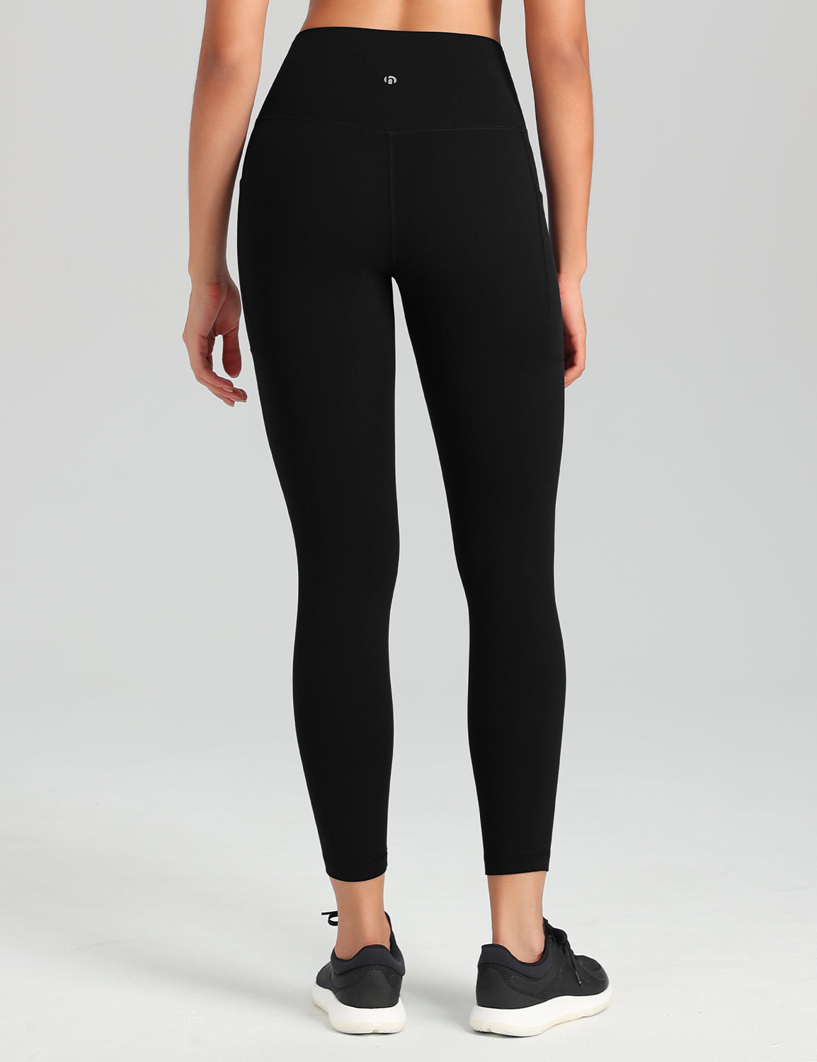 HeyNuts Workout Pro 7/8 Leggings with Side Pockets for Women, High Waisted Tummy Control Compression Pants 25''