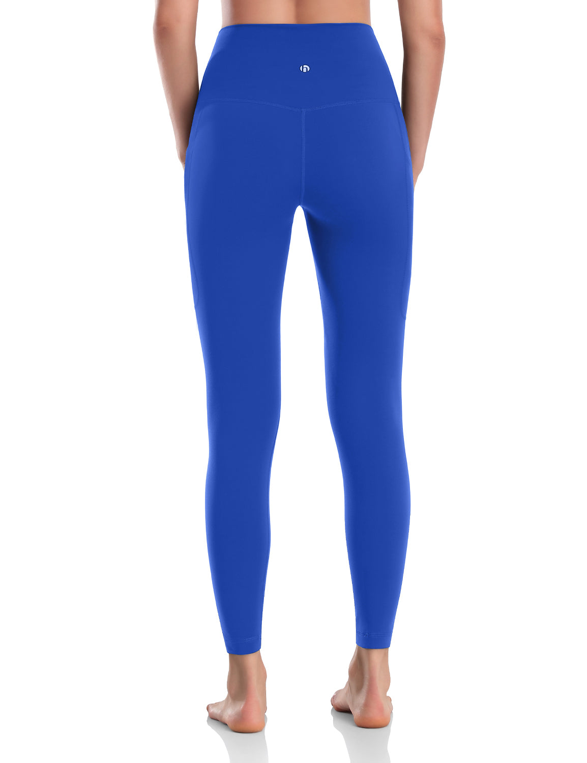 HeyNuts Workout Pro 7/8 Leggings with Side Pockets for Women, High Waisted Tummy Control Compression Pants 25''