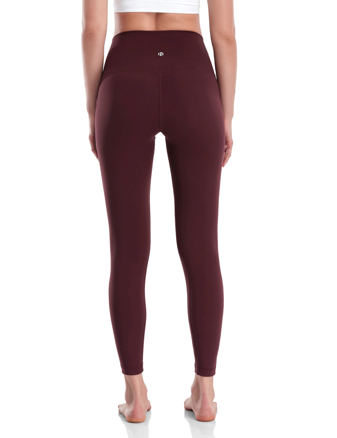 HeyNuts Workout Pro 7/8 Leggings with Side Pockets for Women, High Waisted Tummy Control Compression Pants 25''
