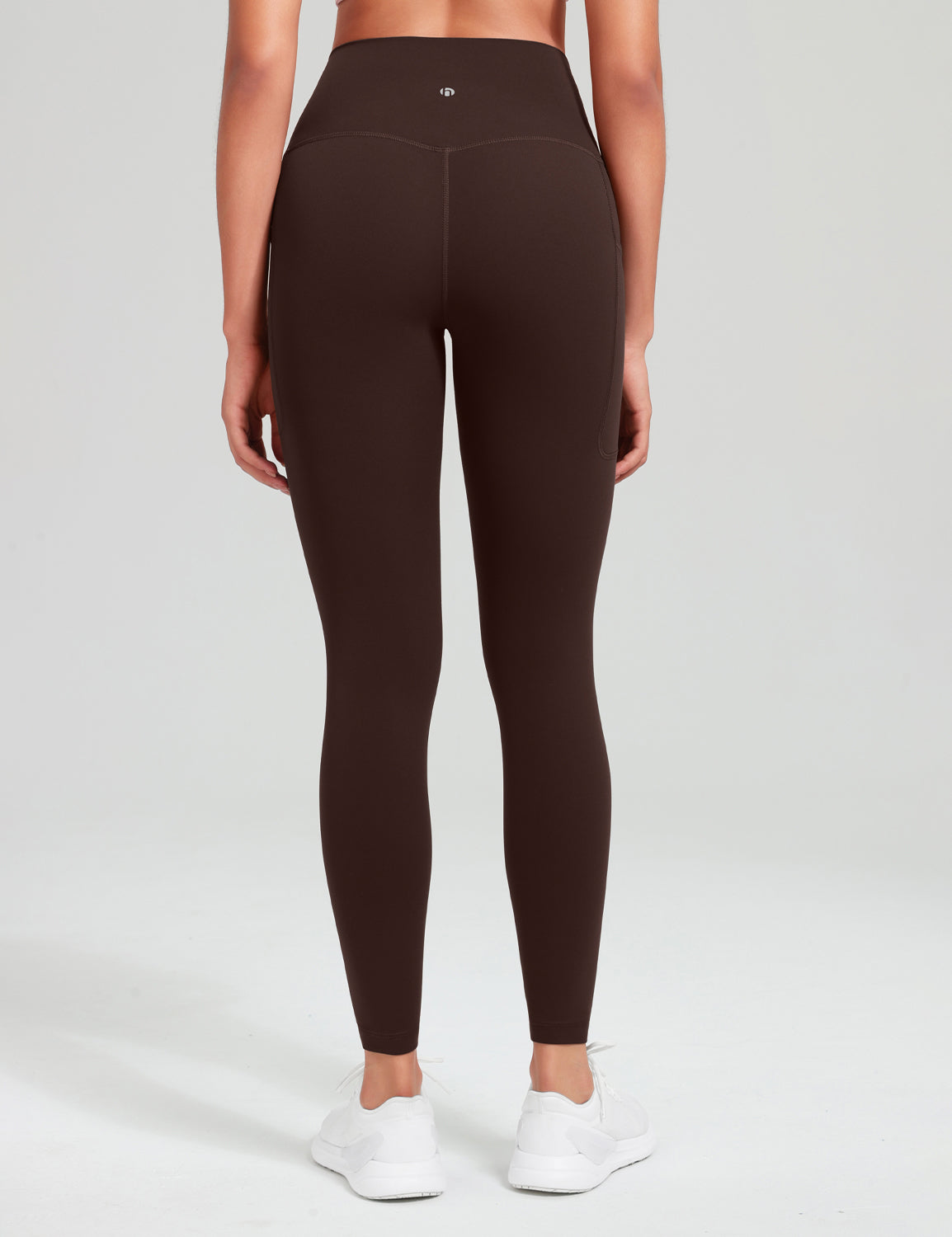 HeyNuts Workout Pro 7/8 Leggings with Side Pockets for Women, High Waisted Tummy Control Compression Pants 25''