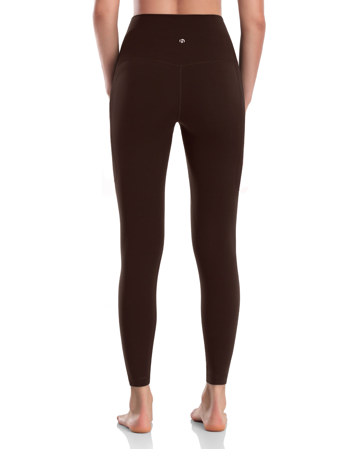 HeyNuts Workout Pro 7/8 Leggings with Side Pockets for Women, High Waisted Tummy Control Compression Pants 25''
