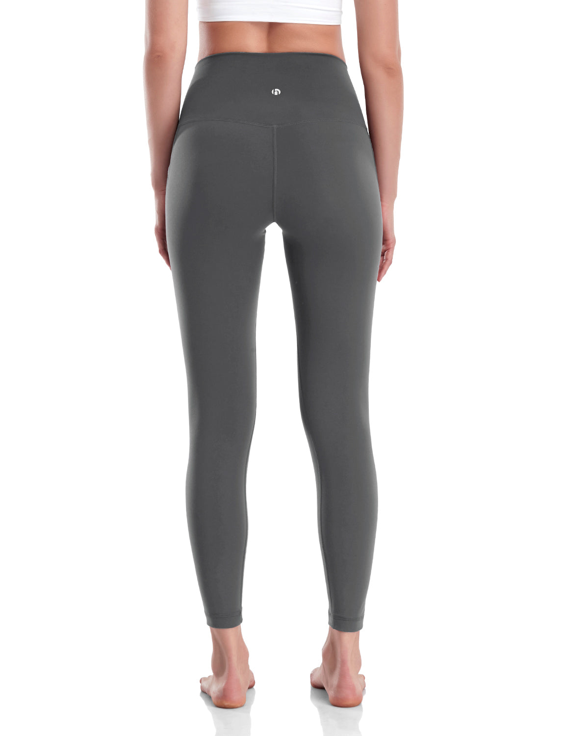 HeyNuts Workout Pro 7/8 Leggings with Side Pockets for Women, High Waisted Tummy Control Compression Pants 25''