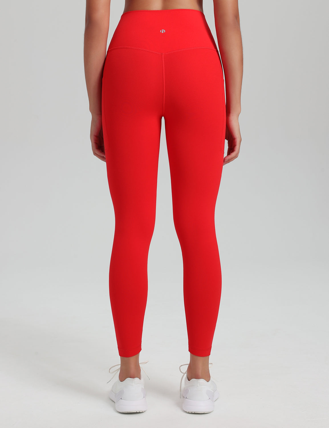 HeyNuts Workout Pro 7/8 Leggings with Side Pockets for Women, High Waisted Tummy Control Compression Pants 25''