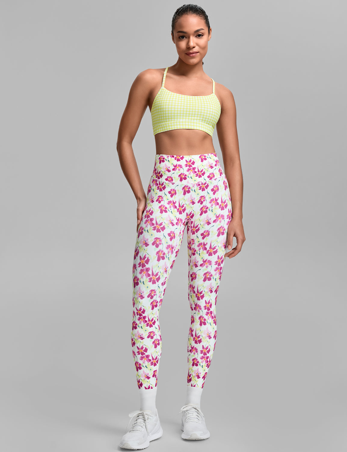 Yoga Leggings Capri Floral