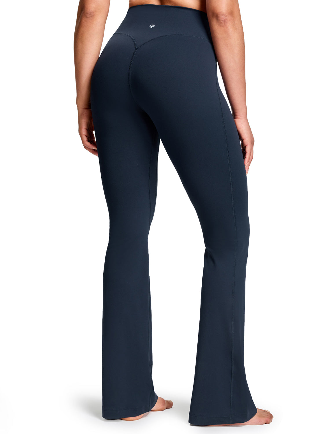 Harmony Flare Leggings No Front Seam Bold V-Dip Back