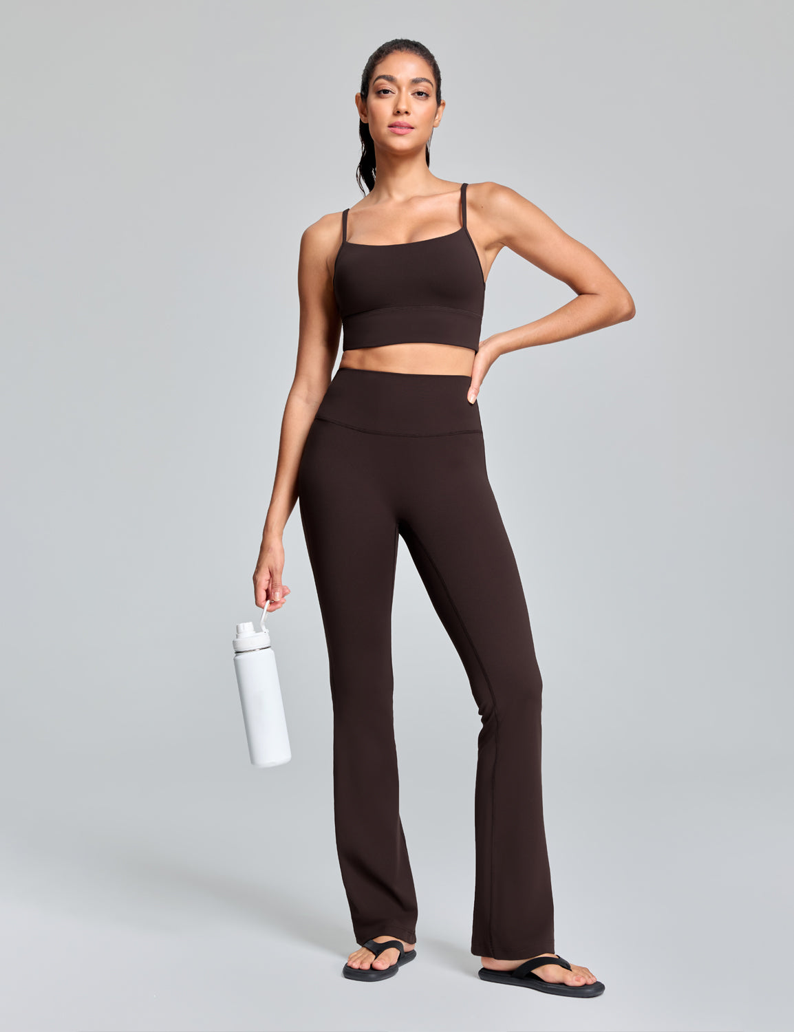 Mellow Flare Leggings No Front Seam