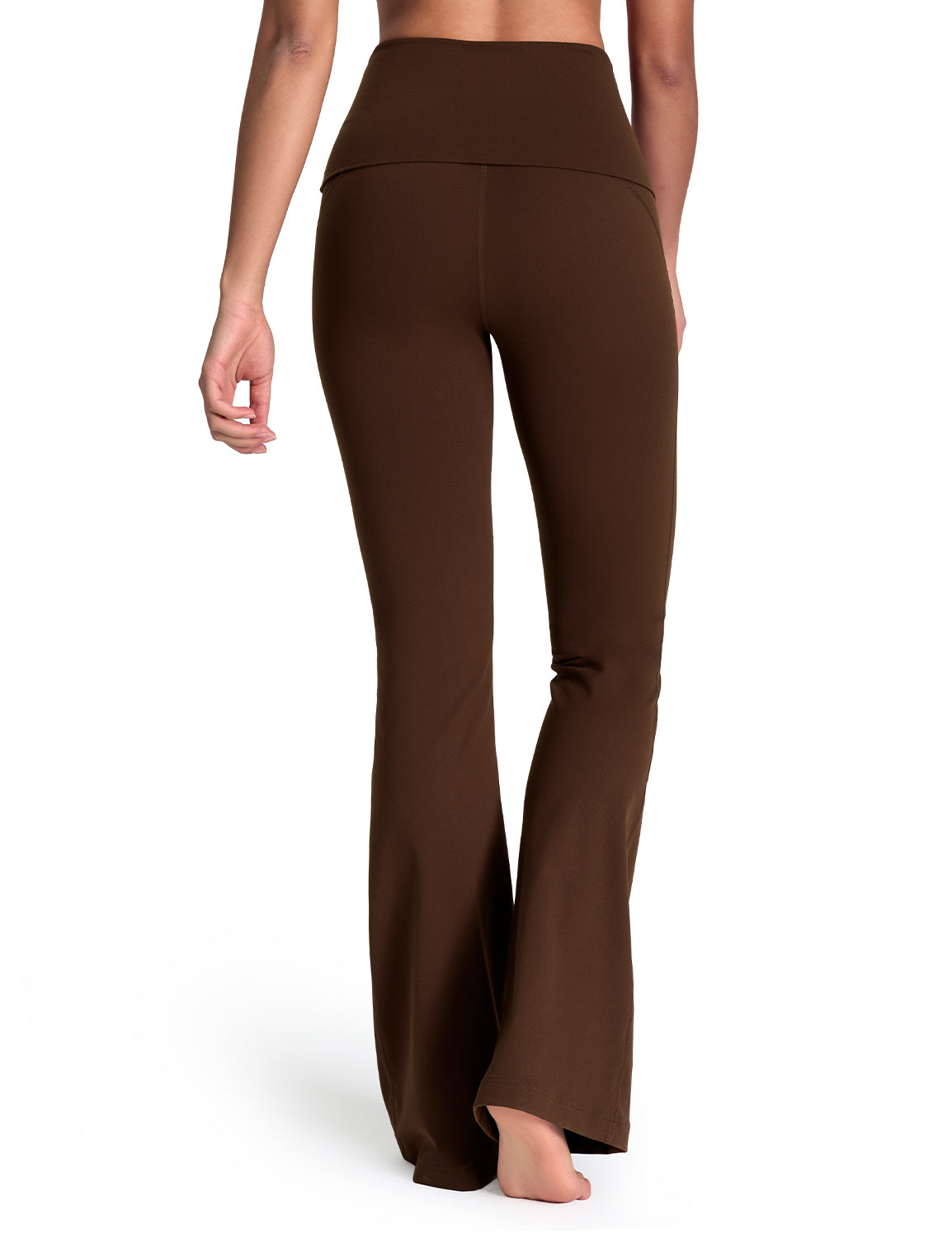 Mellow Foldover-Waist Flared Leggings 30.5"