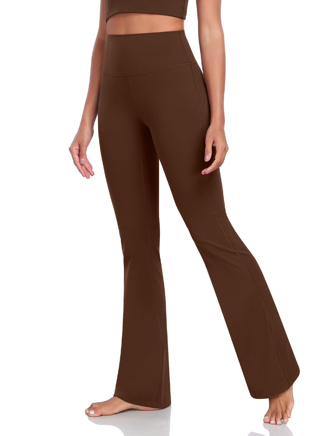 Mellow Flare Leggings 32.5 Java Coffee