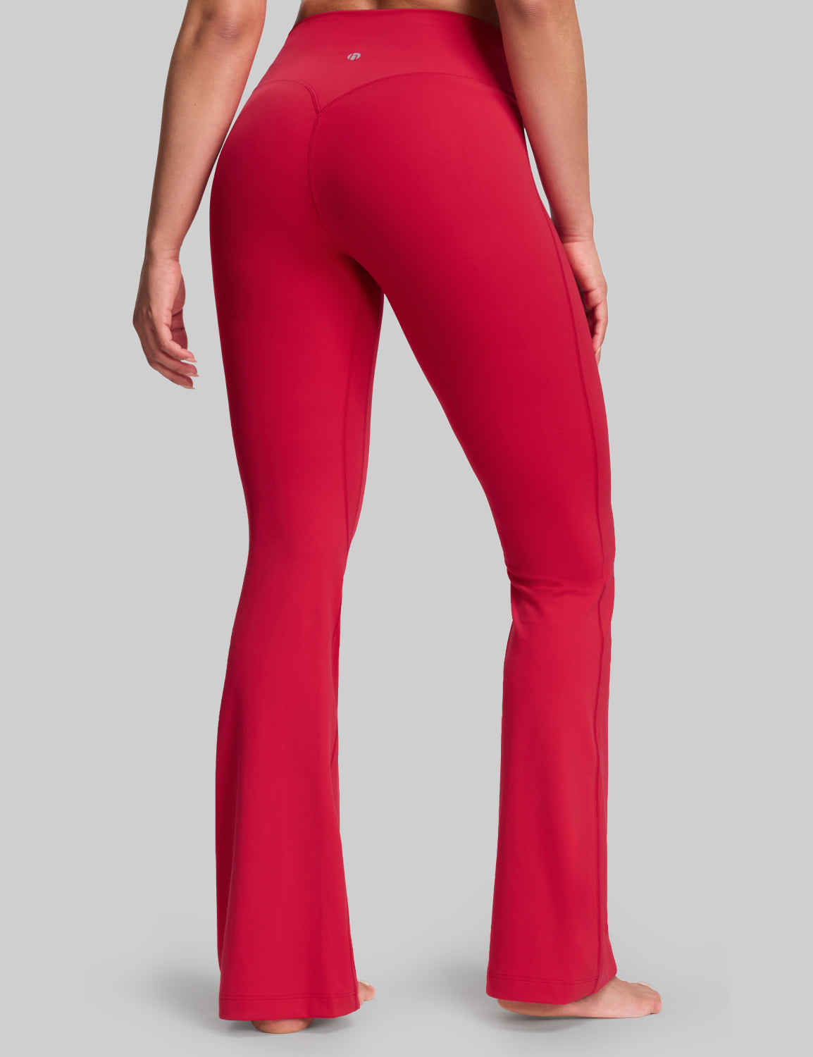 Harmony Flare Leggings No Front Seam Bold V-Dip Back