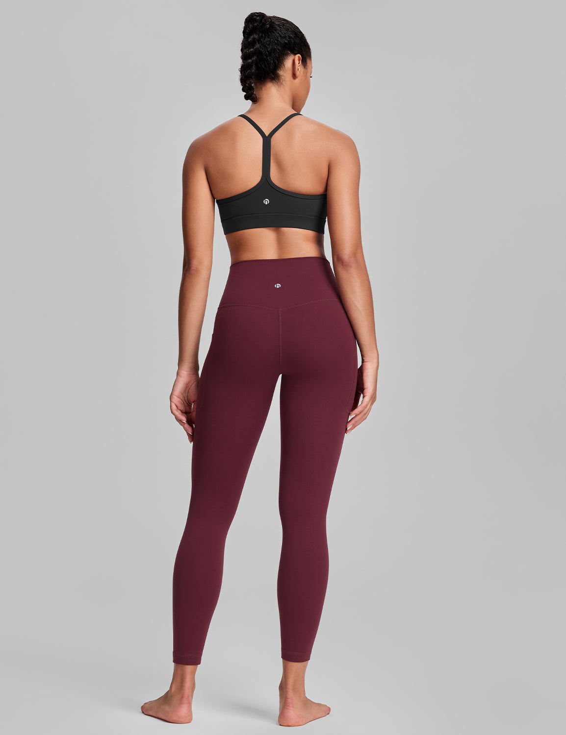 Pockets leggings Cassis
