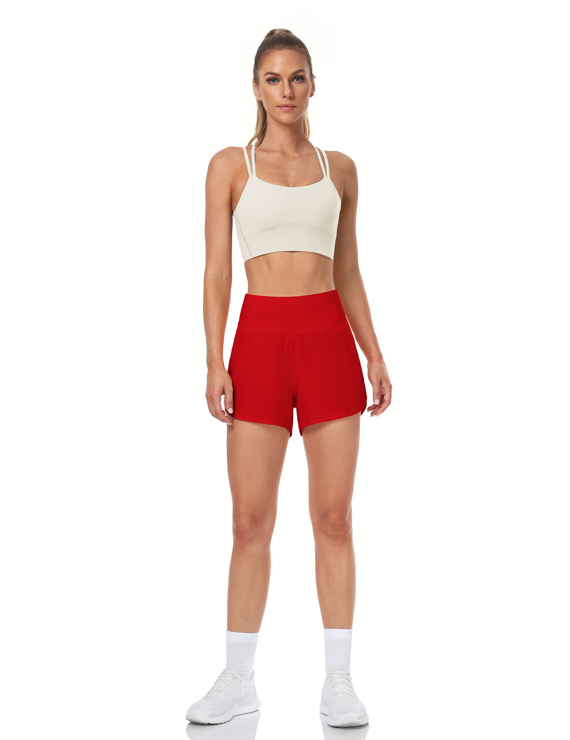 Running Shorts True Red