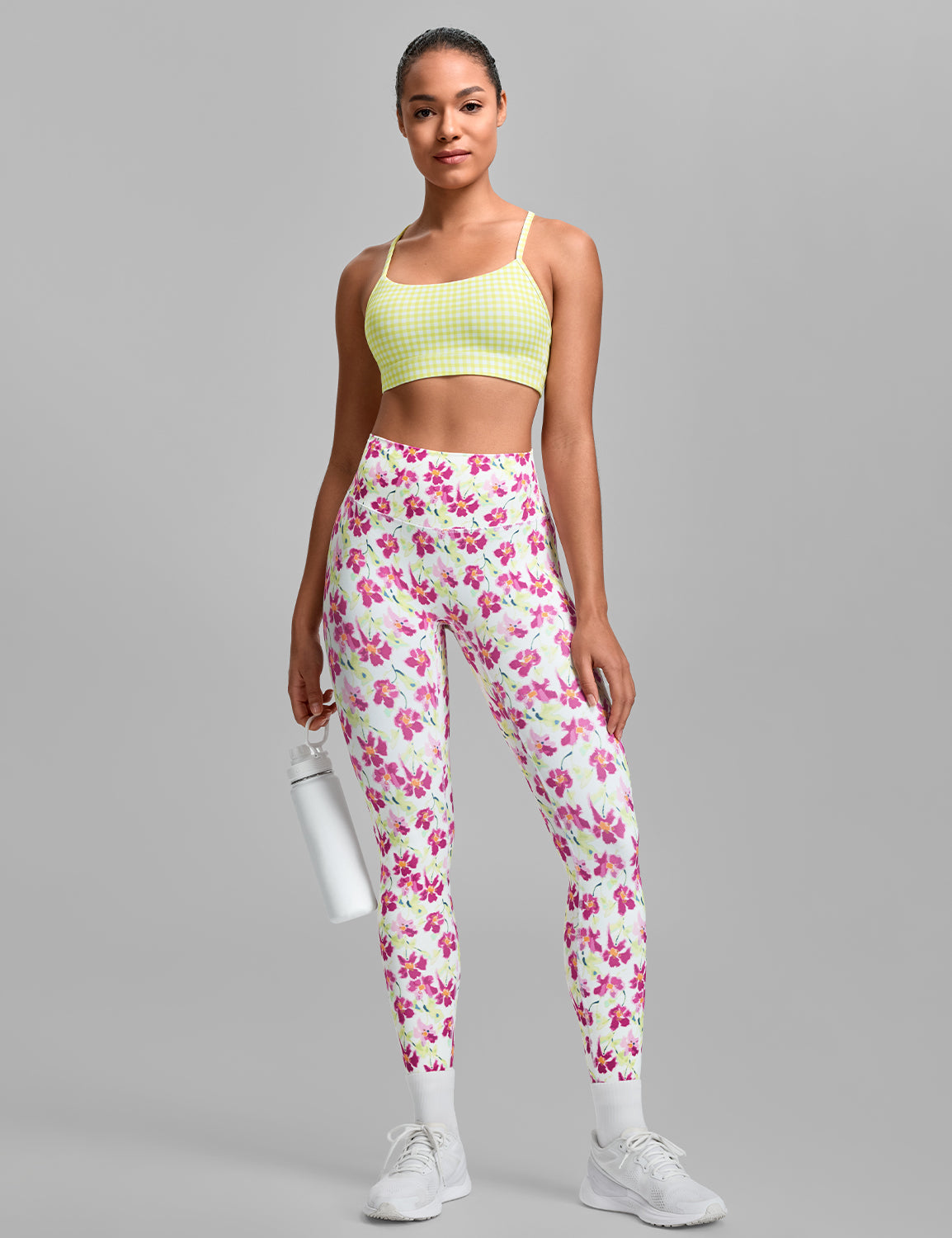 Yoga Leggings Capri Floral