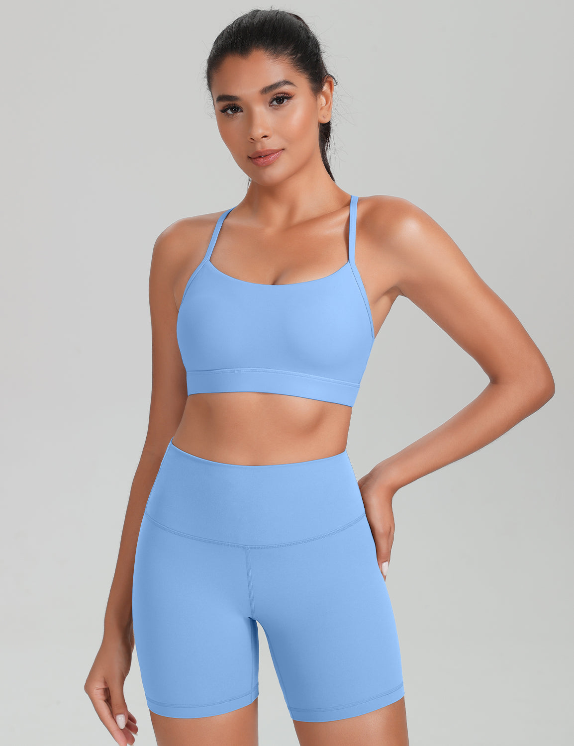 Sports Bra Baby Blue