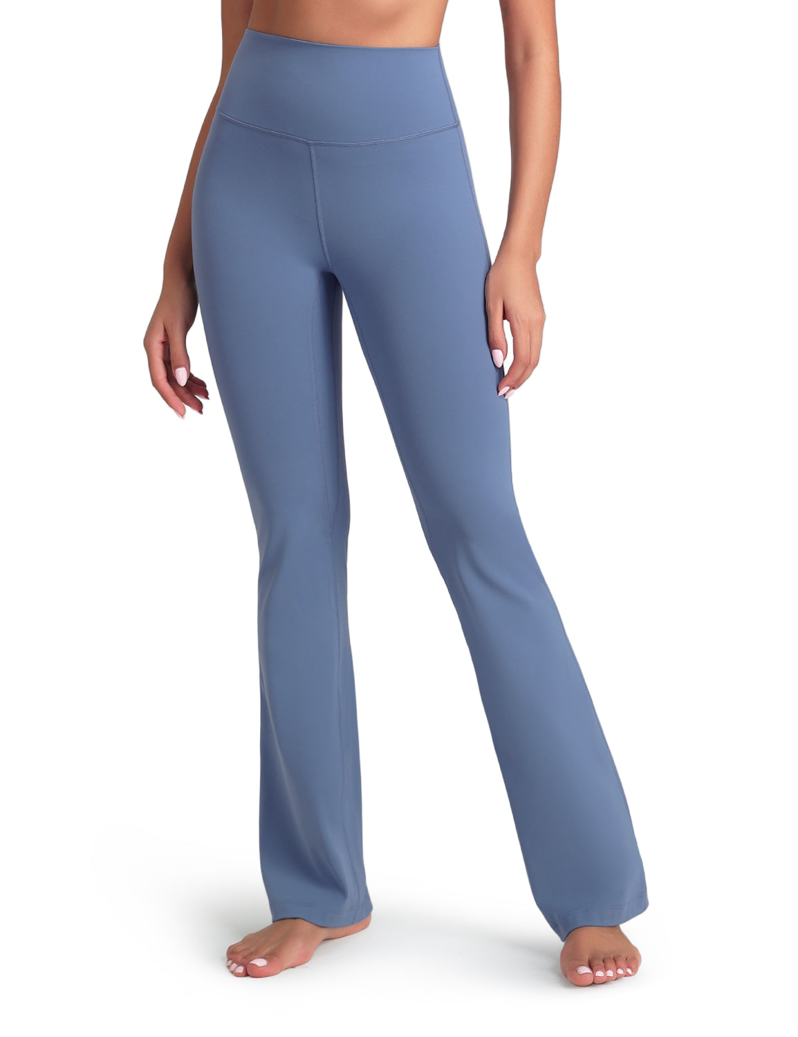 Harmony Flare Leggings Washed Denim