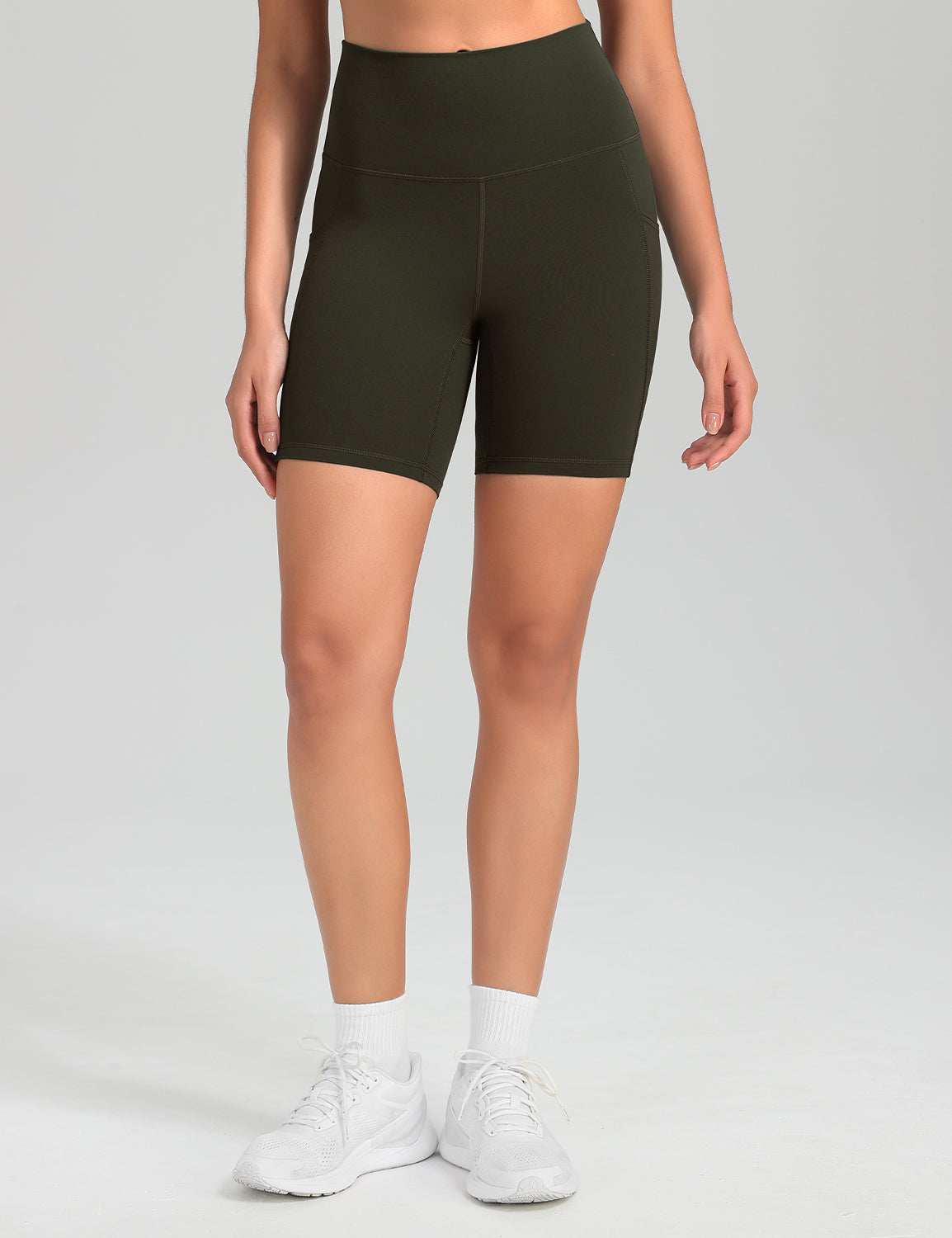 Biker Shorts Dark Olive
