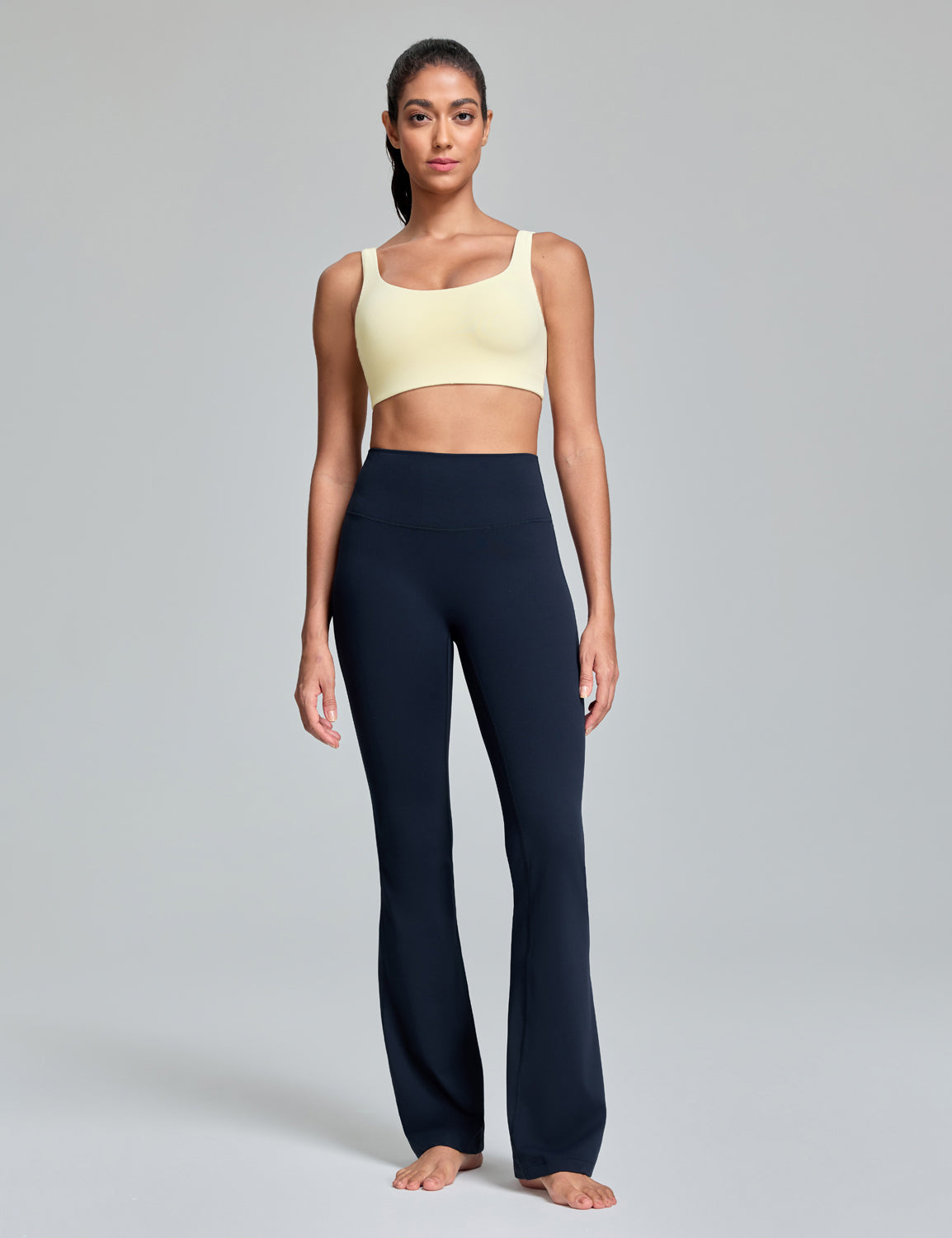 Mellow Flare Leggings No Front Seam