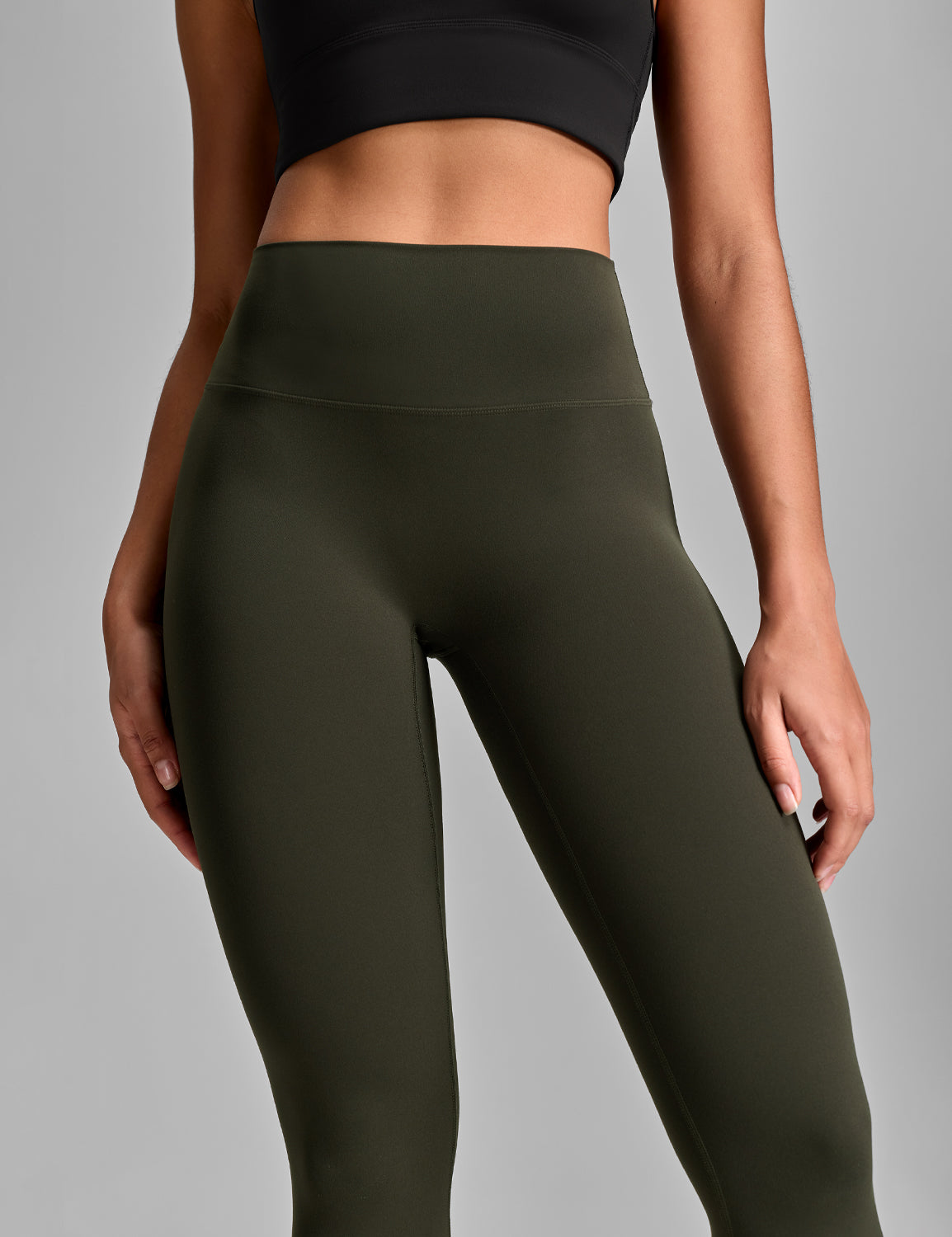 Yoga Leggings Dark Olive