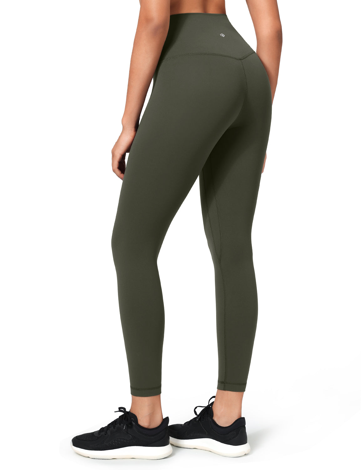 HeyNuts Workout Pro Leggings, 7/8 High Waisted Compression Gym Tummy Control Athletic Yoga Pants 25"