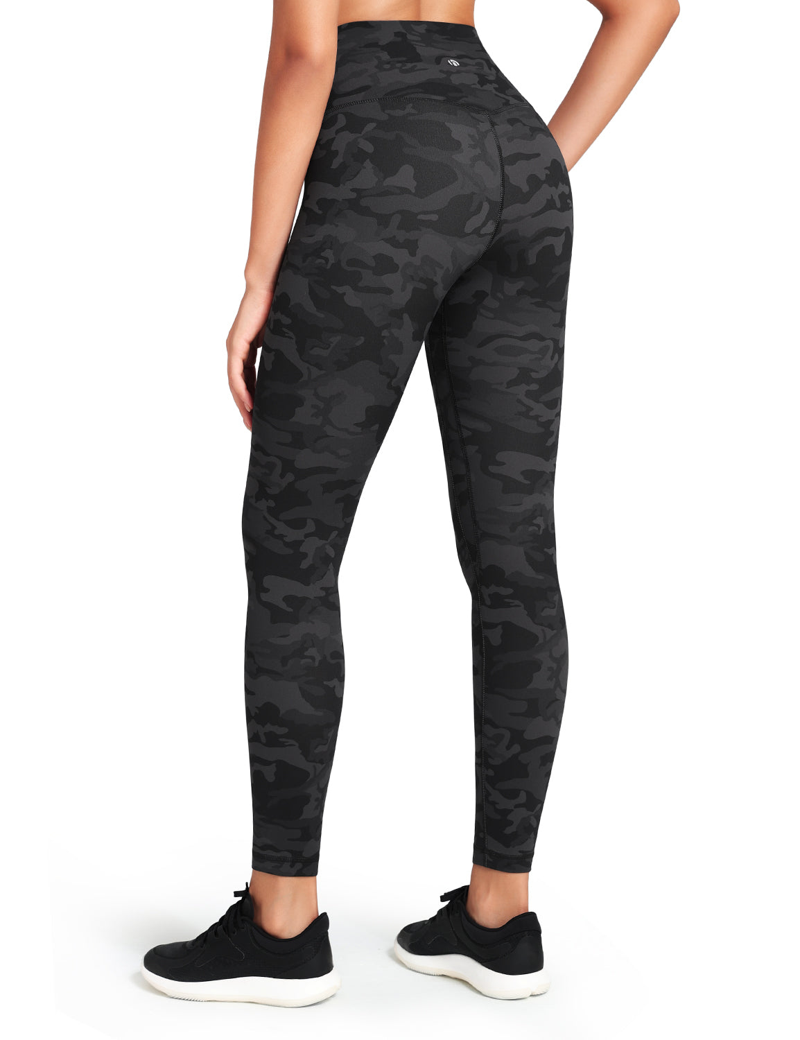 HeyNuts Workout Pro Leggings, 7/8 High Waisted Compression Gym Tummy Control Athletic Yoga Pants 25"