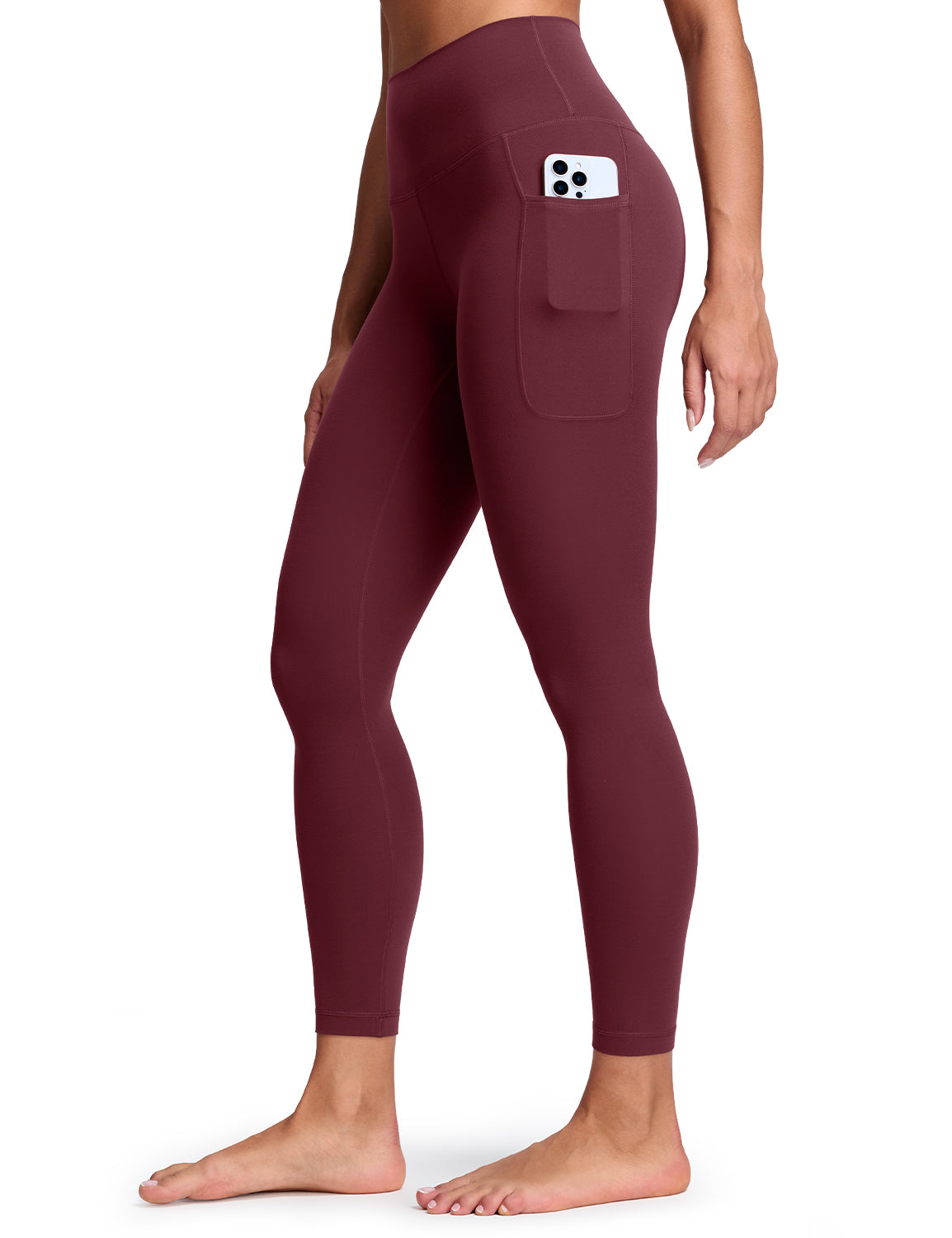 Pockets leggings Cassis